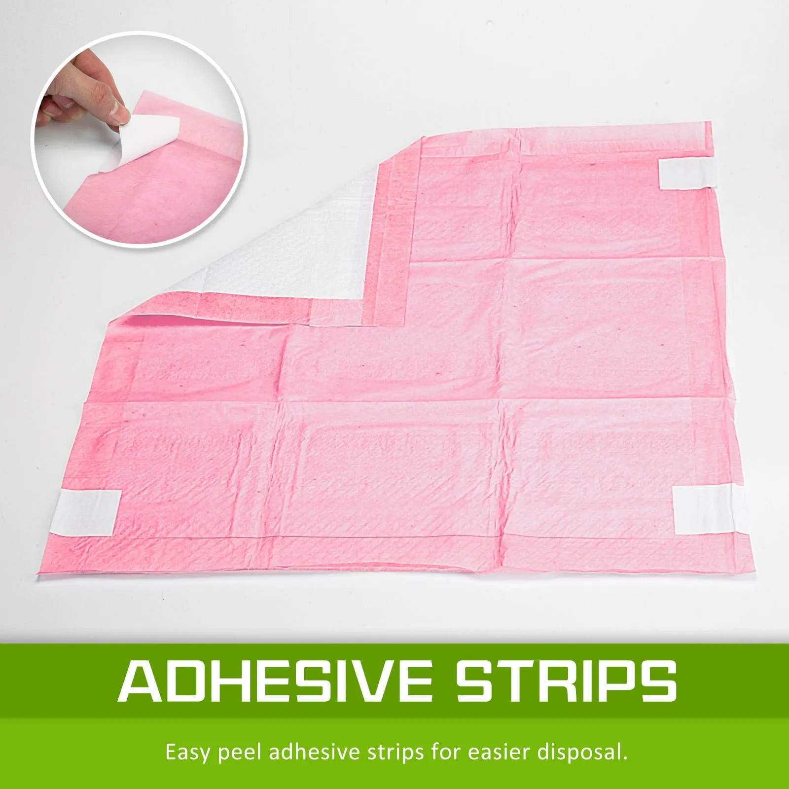 100pcs Pet Dog Cat Potty Training Toilet Mat Pads PINK