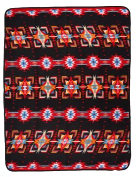 60" X 80" Fleece Lodge Blanket #45