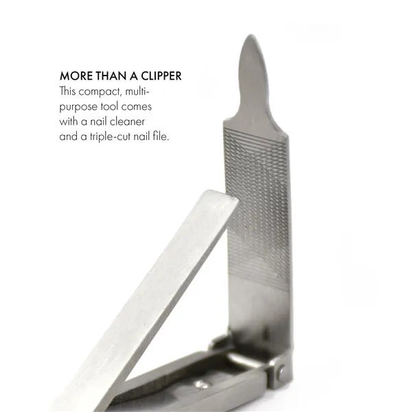6cm French Type Nail Clippers FINOX® Surgical Stainless Steel Pocket Nail Cutter
