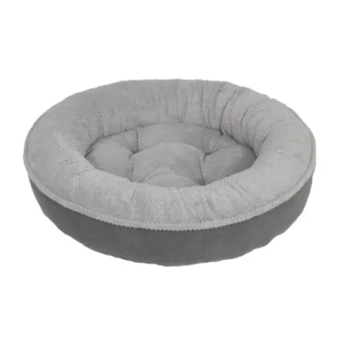Arlee Maggie Donut Round Grey-Charcoal 43 x 43 x12 Inch