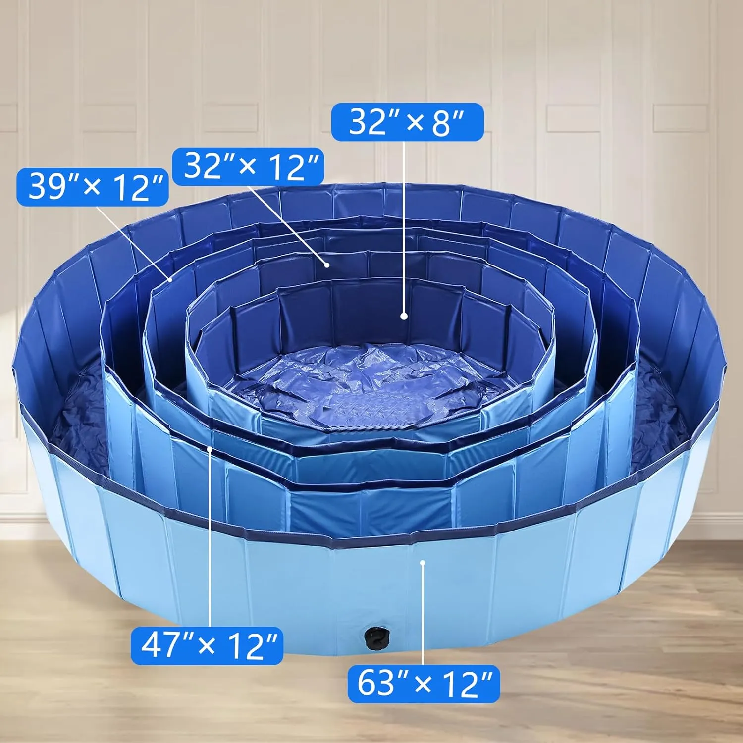 Artilife ,Welping Box Whelping Pen Whelping Box for Puppies Whelping Supplies (, 63" x12 H(160x30cm))