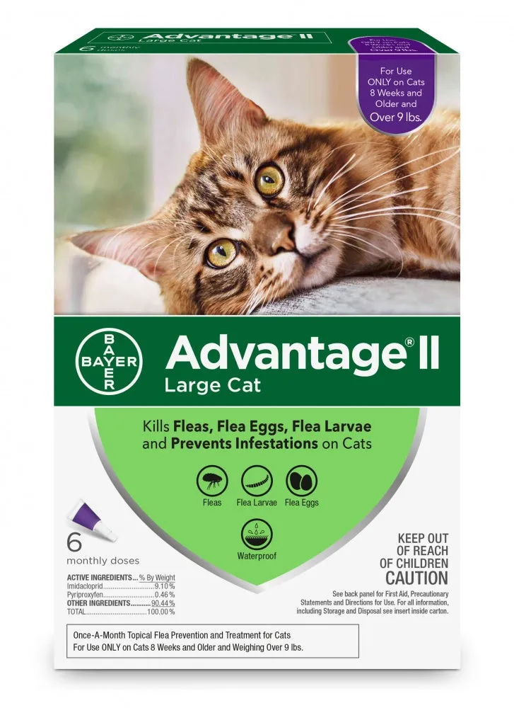 Bayer Advantage II Large Cat, 4-Pack
