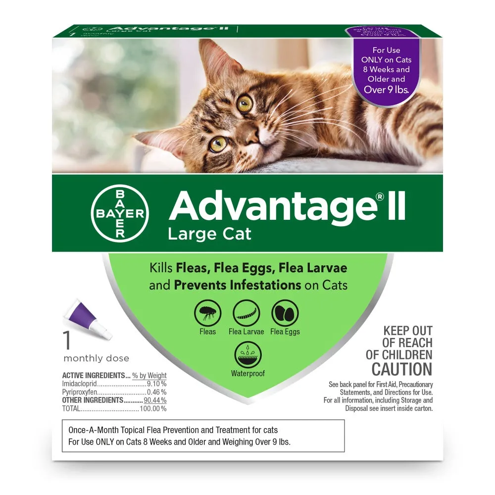 Bayer Advantage II Large Cat, 4-Pack