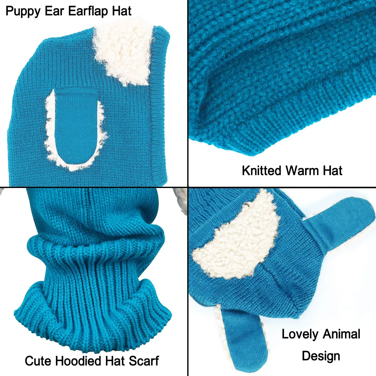Bienvenu Baby Girls Boys Winter Hat Scarf Earflap Hoodie Scarves Skull Caps