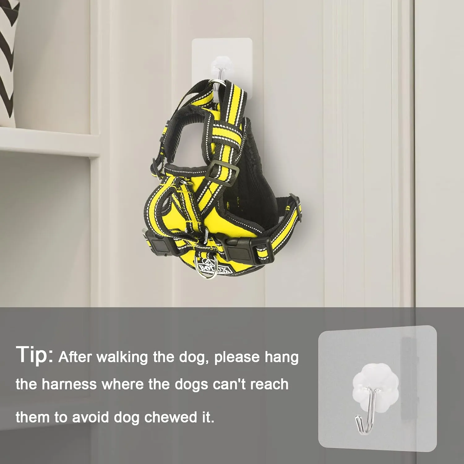 Bolux No Pull Dog Harness, Handmade Adjustable Pet Reflective Oxford Soft Vest Harness with Leash Clips for Small Medium Large Dogs, Pet No-Choke Harness with Nylon Handle