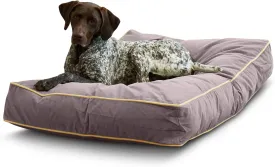 Buster Reversible Rectangle Pillow Style Dog Bed, Smoke, Medium (42 x 30 in.)