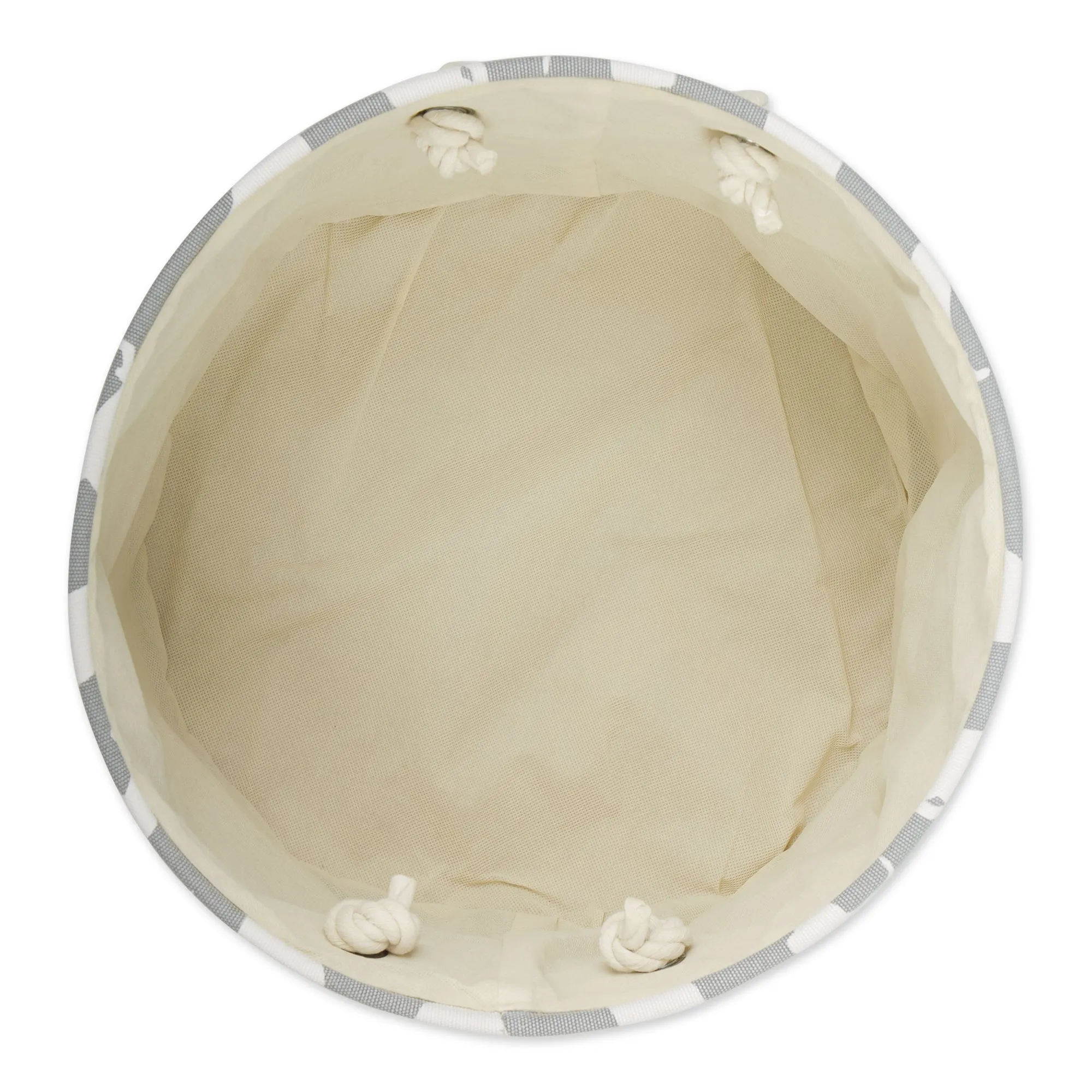 Collapsible Pet Storage Bin, Dog Show Print, Gray, Medium Round - 12x15"