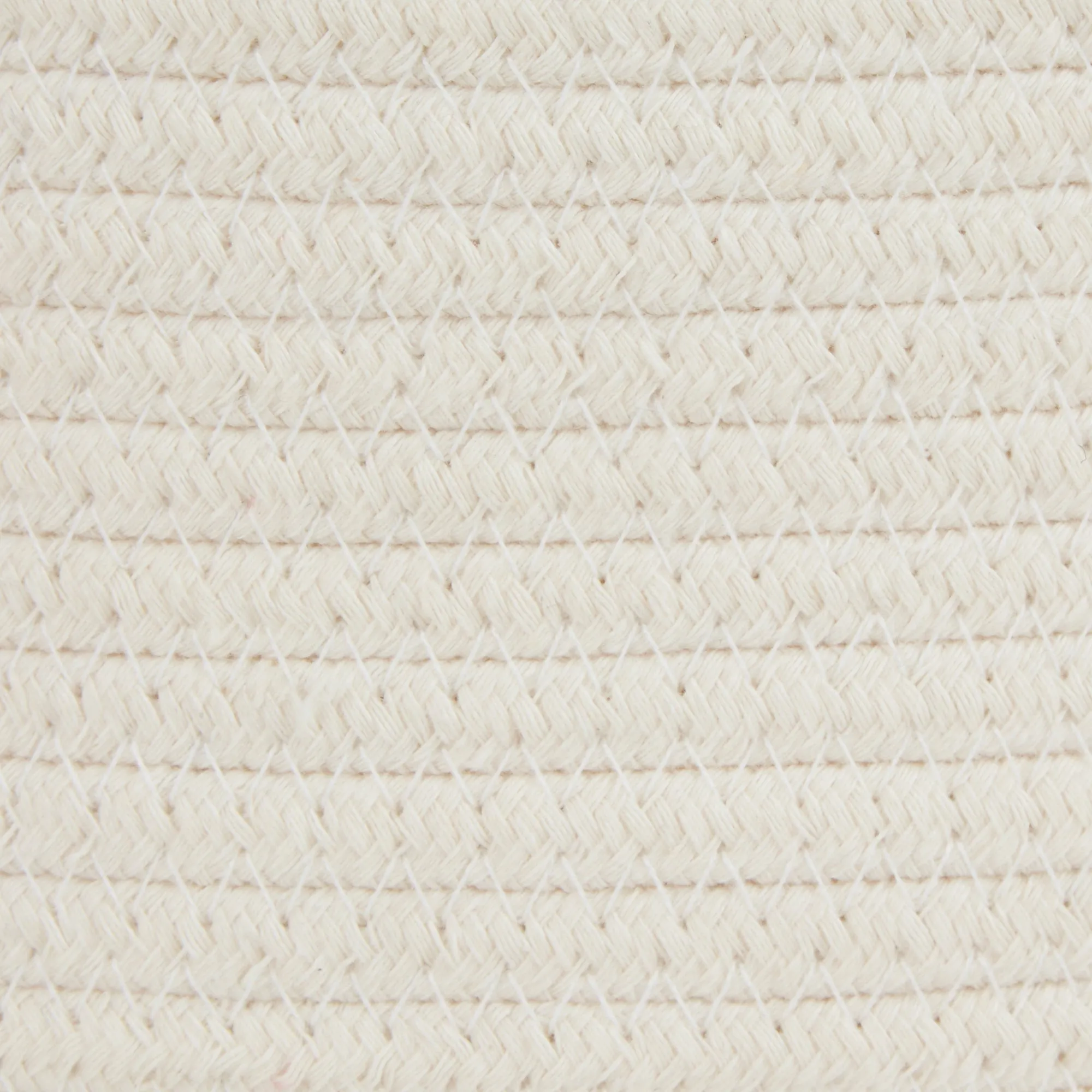 Cotton Pet Storage Basket, Pom-Poms, White/Pink - 15.75x6.25"