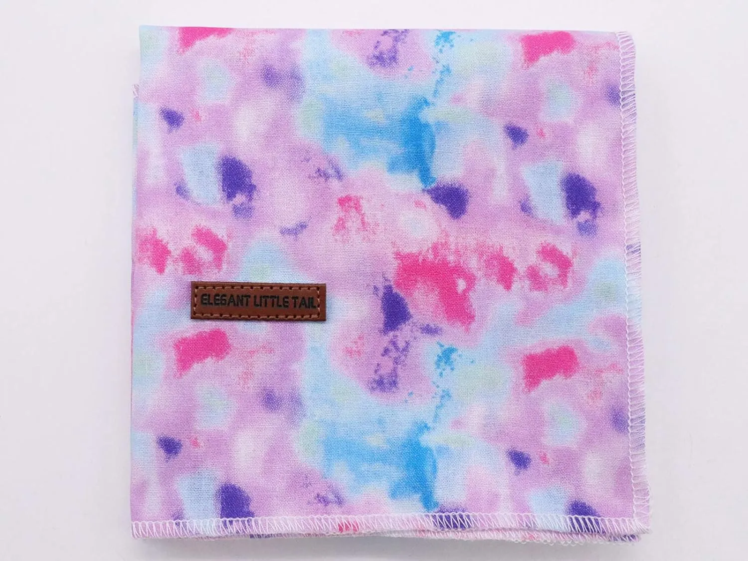 Elegant Little Tail Dog Bandanas - Comfortable Adjustable Square Kerchiefs for Boys & Girls, Small to Large Dogs