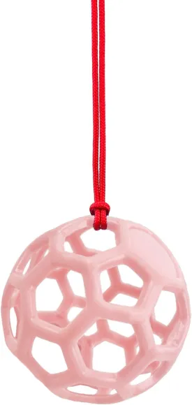 Farm Stall Hanging Feeder Toy Ball for Horses, Goats, Sheep  Durable TPR Feeding Ball, Hay Feeder for Animal Enrichment, Stretch-Resistant Design (Pink)