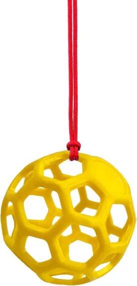 Farm Stall Hanging Feeder Toy Ball for Horses, Goats, Sheep  Durable TPR Feeding Ball, Hay Feeder for Animal Enrichment, Stretch-Resistant Design (Yellow)
