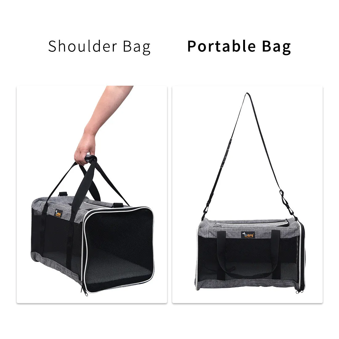 Foldable Pet Carrier Bag Cat Dog Soft Crate Cage Kennel Tent Travel Portable Car