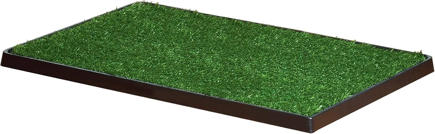 Four Paws Wee-Wee Premium Patch Indoor and Outdoor Pet Potty for Dogs l Dog Potty Training l Artificial Grass l Wee-Wee Patch