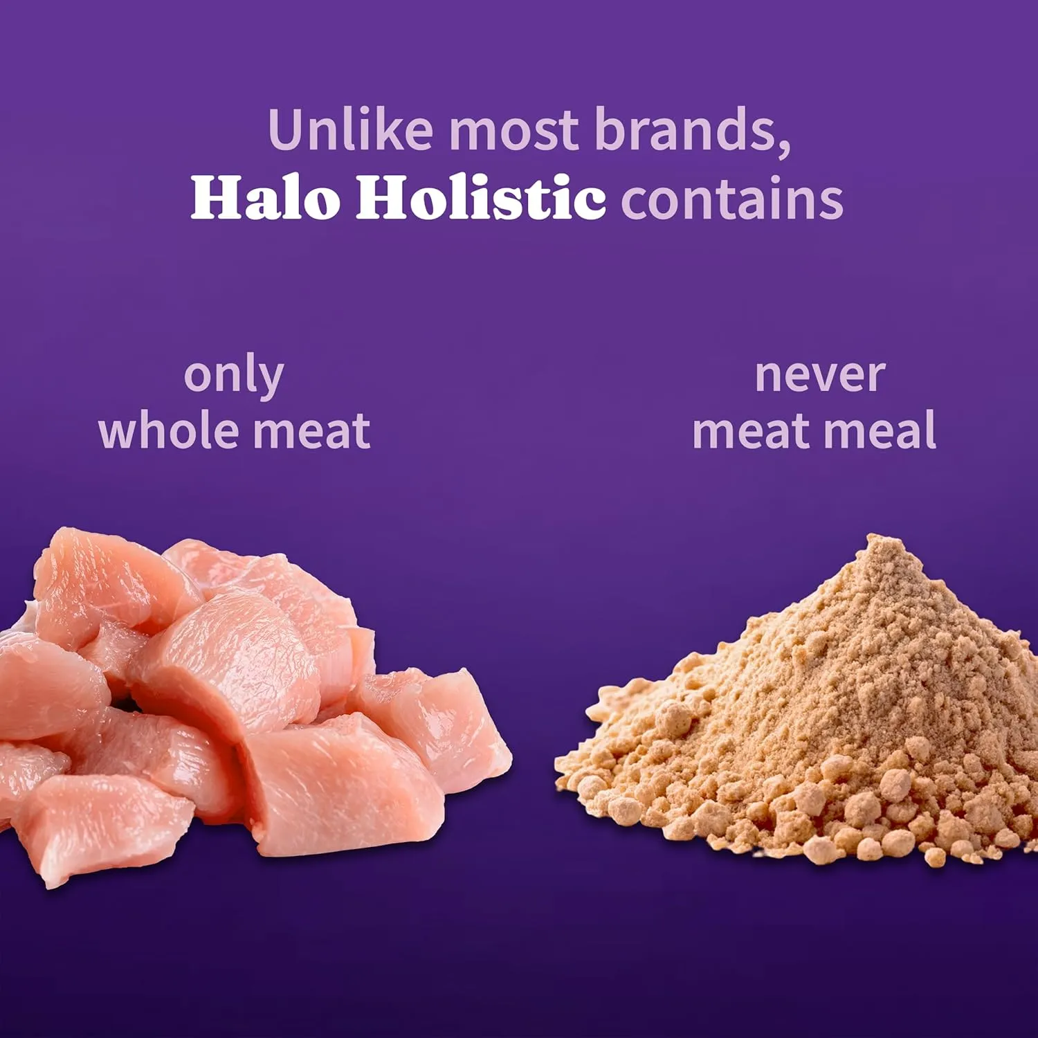 Halo Holistic Dog Food Cage Free Chicken & Brown Rice Formula, Healthy Grains Dry Dog Food, Complete Digestive Health, Kibble for Adult Dogs, 21 lb Bag