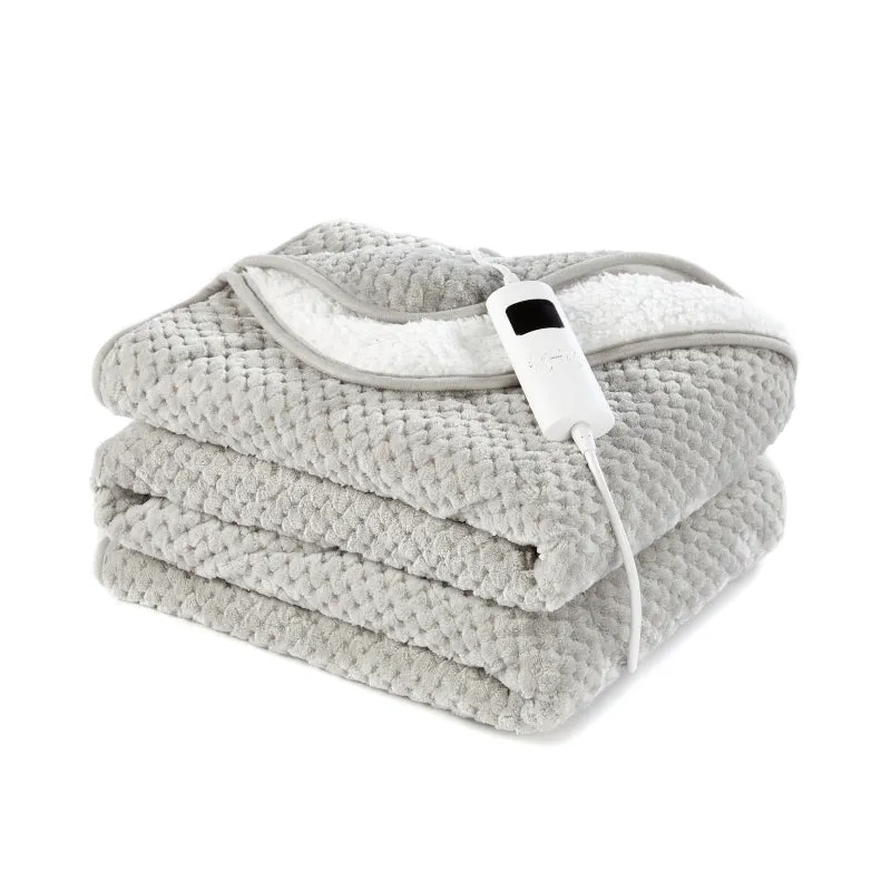 Huggleland Supersoft Waffle Electric Heated Throw - 160cm