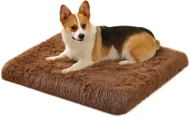 Mewtwo Orthopedic Dog Bed, with Memory Foam Layer,Ultra Plush Comfy, Beds for Large, Medium, Small Dogs, Pet mat Sofa, Removable Washable Cover,40"x30"x4",Khaki