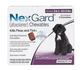 NexGard Flea & Tick Chews For Large Dogs (10 to 25Kg)