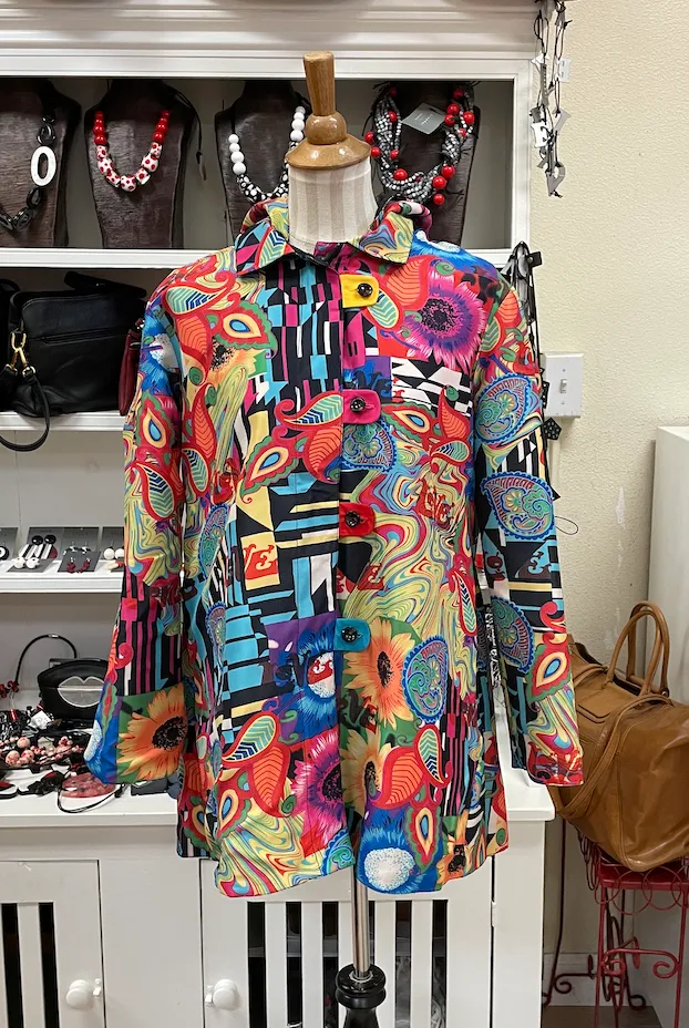 Oopera Raincoat - BLACK Multi J3202RW-1