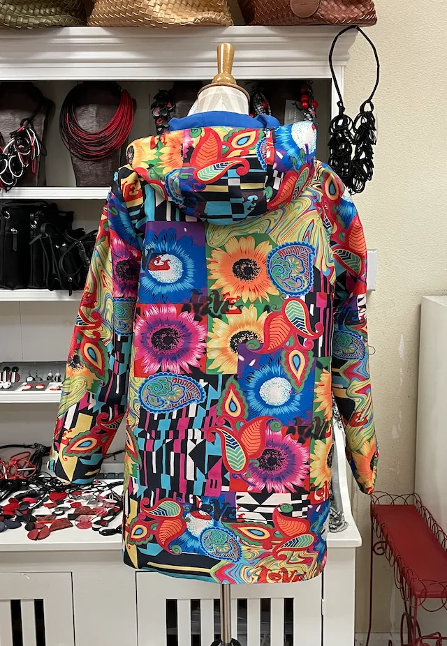 Oopera Raincoat - BLUE Multi J3202RW-5
