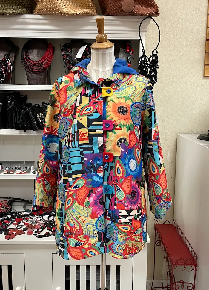 Oopera Raincoat - BLUE Multi J3202RW-5