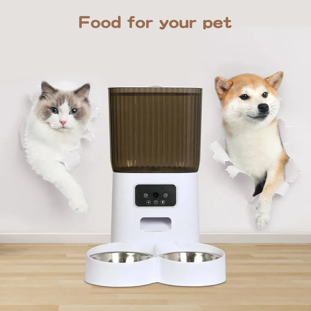 PaWz 5L Auto Pet Feeder Camera Smart Wi-Fi App Food Dispenser