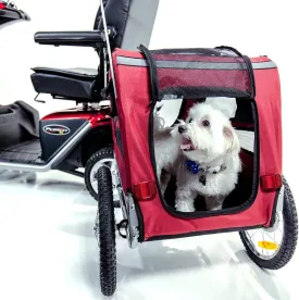 Pet Carrier Trailer for Mobility Scooters and Travel J2840 | Portable   Removable | Challenger Mobility