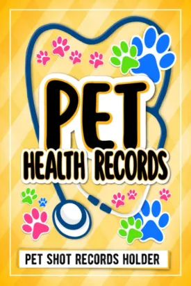 Pet Shot Records Holder: Pet Health Records and Dog Vaccination Record Book, Dog Immunization Log, Shots Record Card, Puppy Vaccine Book, Vaccine Book ... ... - Perfect Gift for Dog Owners and Lovers Paperback  January 3, 2022