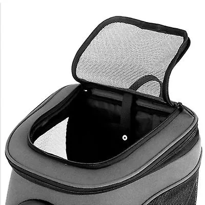 pink outdoor portable large pet space backpack,double shoulder pet breathable bag AZ1640
