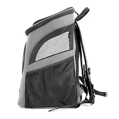 pink outdoor portable large pet space backpack,double shoulder pet breathable bag AZ1640
