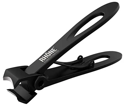 Rhône Instruments Surgical-Grade Nail Clippers, Extra-Wide Jaw, Professional Series, Heavy-Duty Fingernail and Toenail Clippers For Thick Nails, Manicure, Pedicure, Women and Men