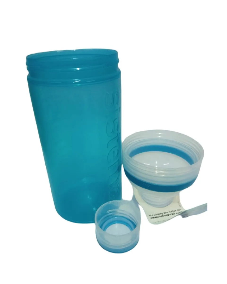 Sistema 580ML Trio Bottle Sky Blue