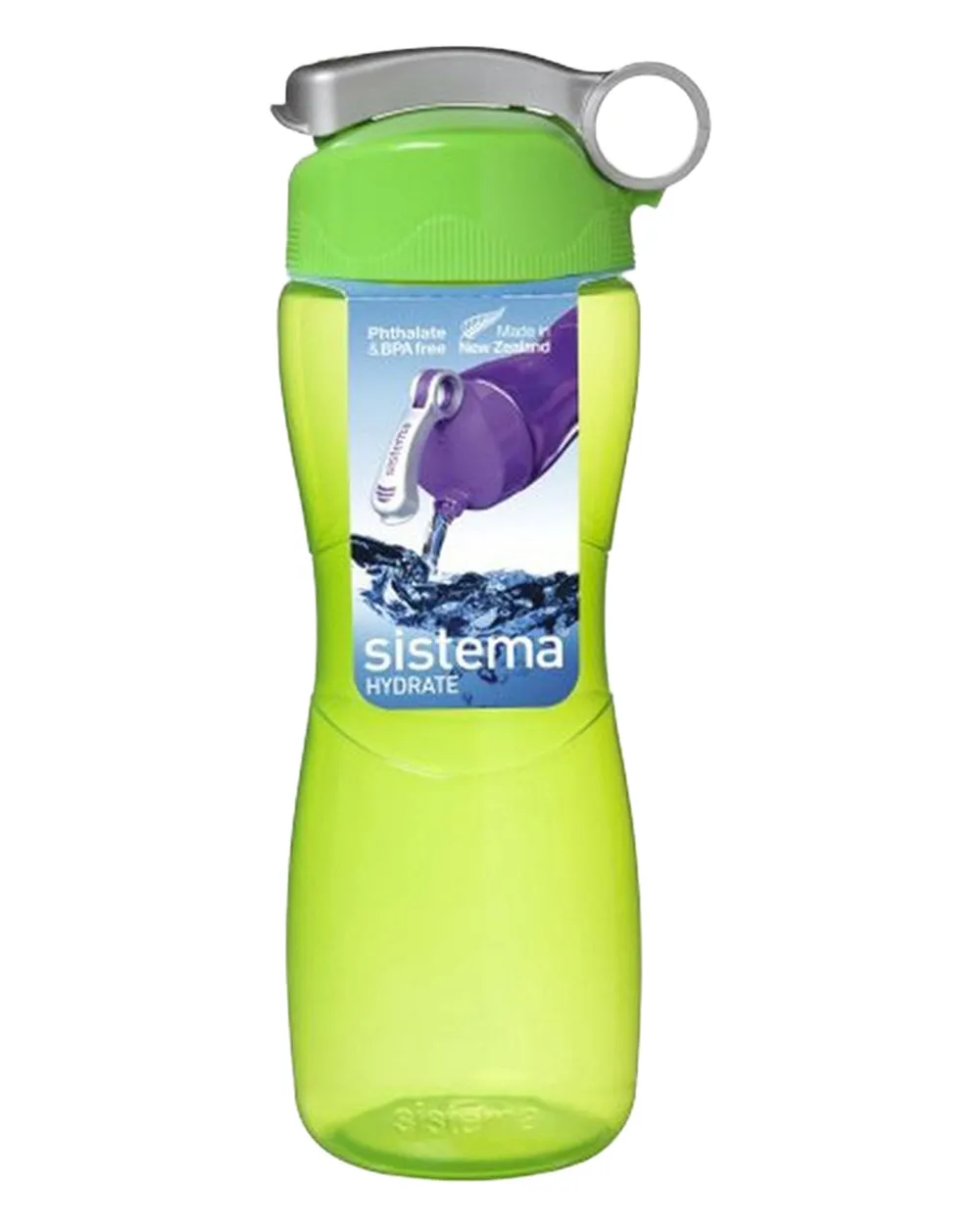 Sistema Hourglass Water Bottle 645 ML Green