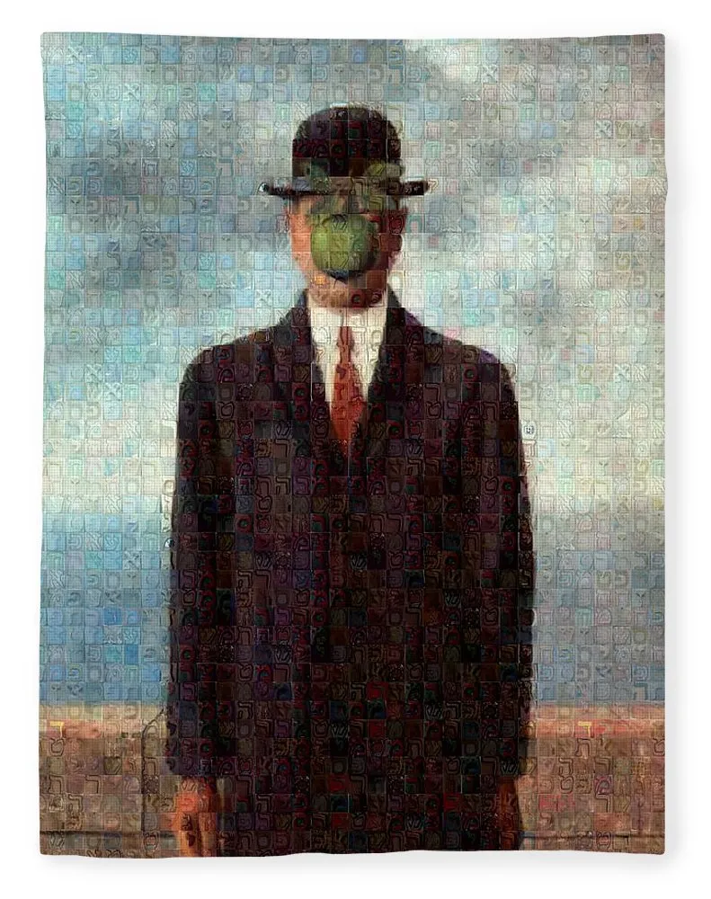 Tribute to MAgritte - Blanket