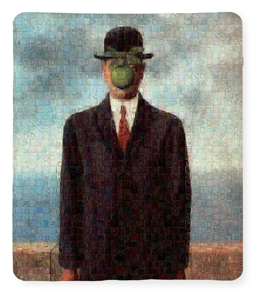 Tribute to MAgritte - Blanket