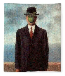 Tribute to MAgritte - Blanket