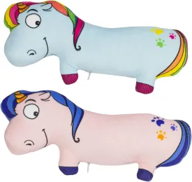 Unicorn 2-Pack Organic Catnip Substitute Toys for Cats & Kittens | 100% All-Natural Wild Harvested Silvervine | 2 Refillable Unicorn Plush Cat Toys