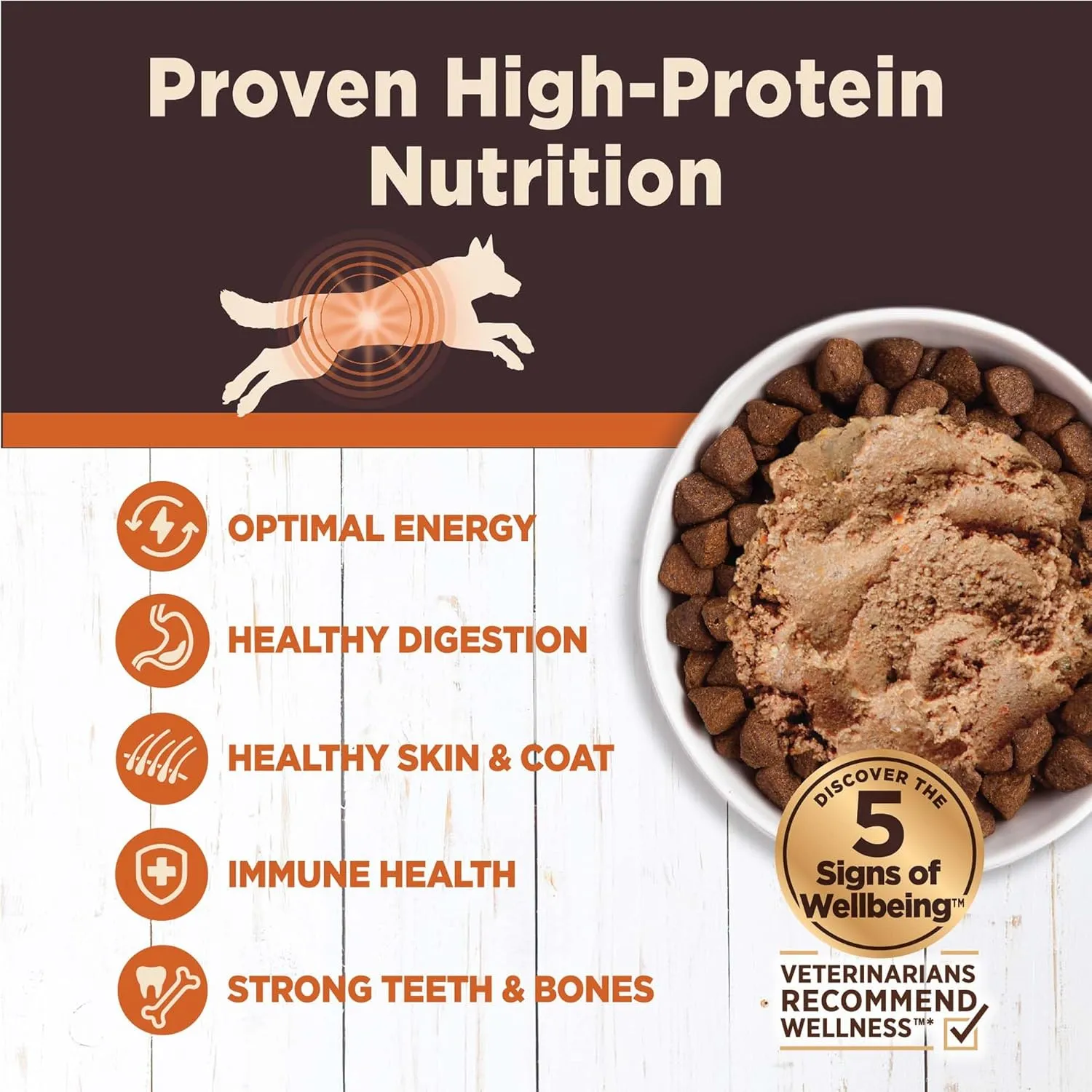 Wellness CORE Digestive Health Chicken & Beef Pate Variety Pack Grain Free Wet Dog Food, 13 Ounce Can (Pack of 6)