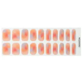 Wind & Waves | Peach & Blue Gel Nail Wraps